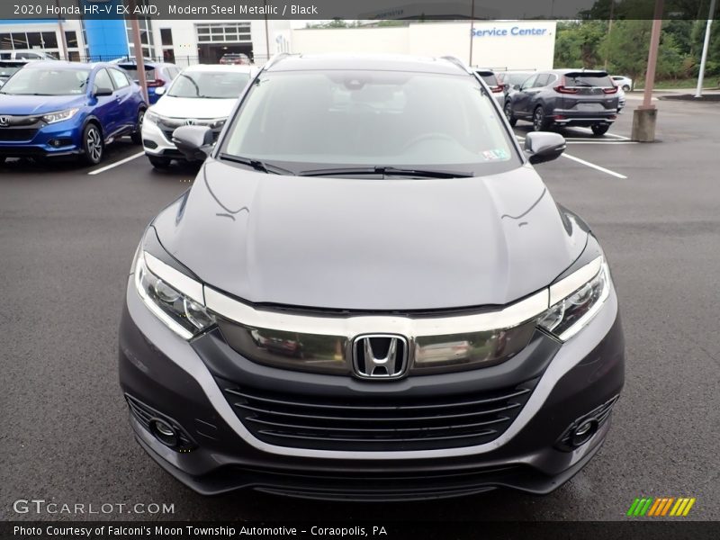 Modern Steel Metallic / Black 2020 Honda HR-V EX AWD
