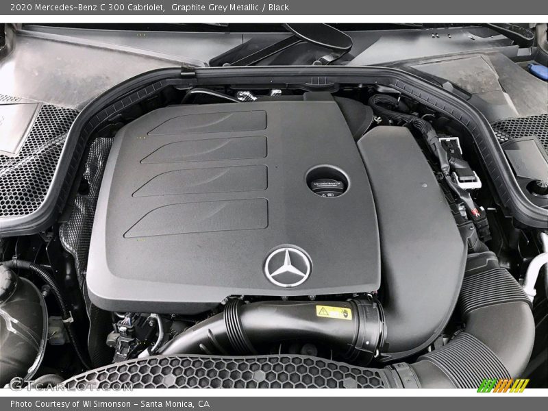 Graphite Grey Metallic / Black 2020 Mercedes-Benz C 300 Cabriolet