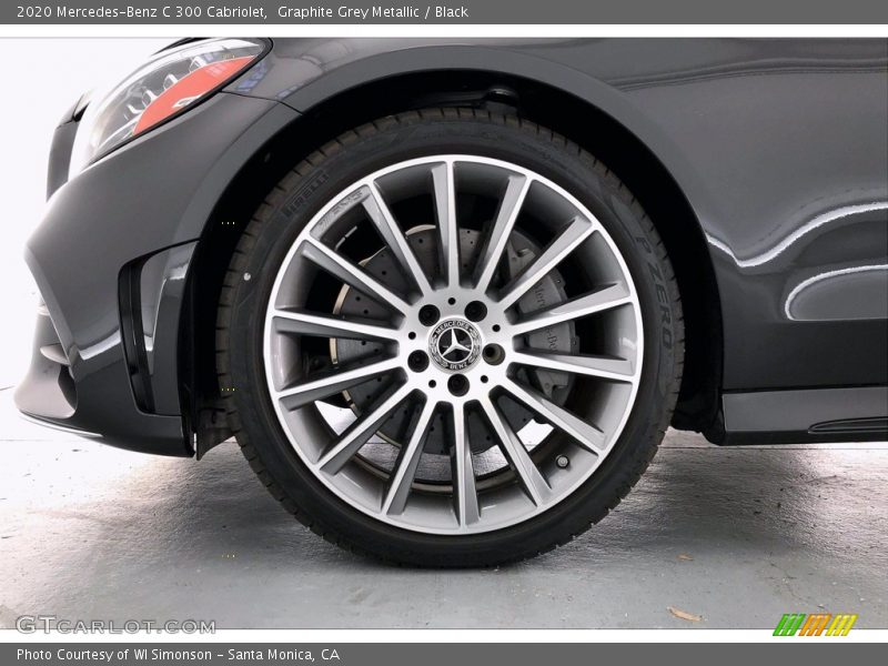 Graphite Grey Metallic / Black 2020 Mercedes-Benz C 300 Cabriolet
