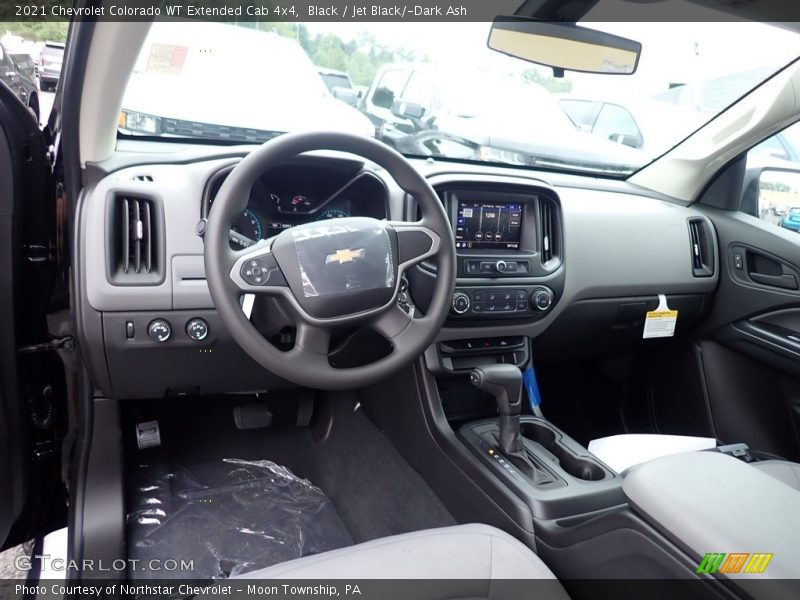  2021 Colorado WT Extended Cab 4x4 Jet Black/­Dark Ash Interior