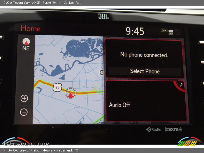Super White / Cockpit Red 2020 Toyota Camry XSE