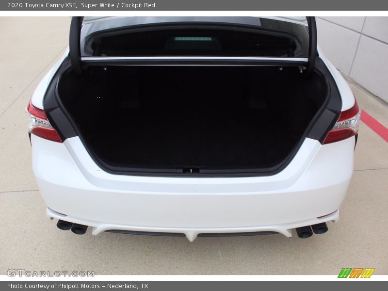 Super White / Cockpit Red 2020 Toyota Camry XSE