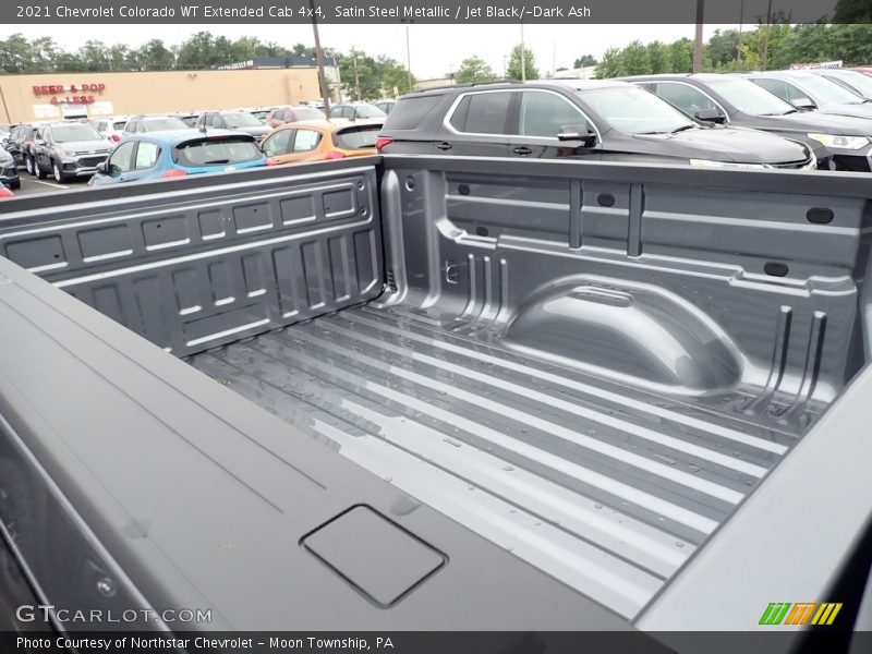 Satin Steel Metallic / Jet Black/­Dark Ash 2021 Chevrolet Colorado WT Extended Cab 4x4