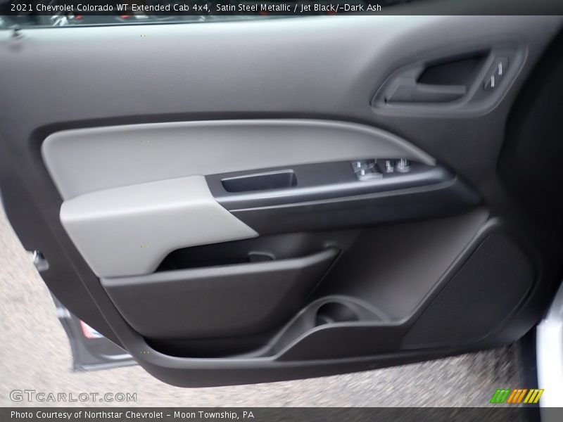 Satin Steel Metallic / Jet Black/­Dark Ash 2021 Chevrolet Colorado WT Extended Cab 4x4