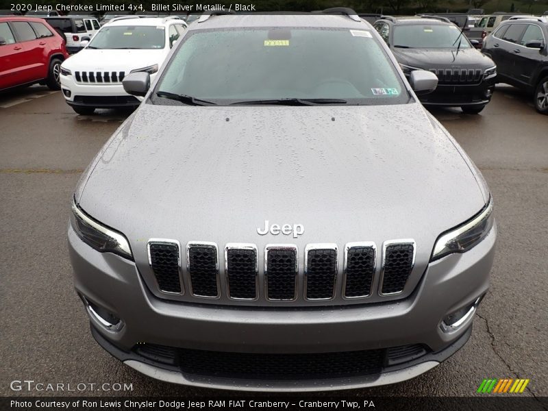 Billet Silver Metallic / Black 2020 Jeep Cherokee Limited 4x4