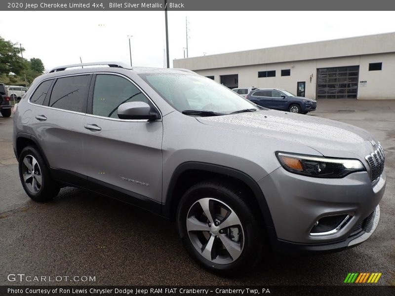 Billet Silver Metallic / Black 2020 Jeep Cherokee Limited 4x4