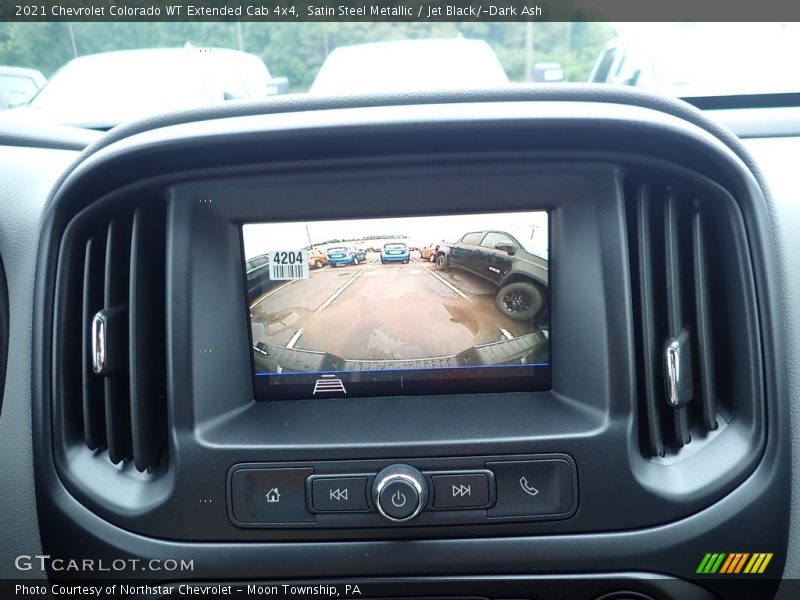 Satin Steel Metallic / Jet Black/­Dark Ash 2021 Chevrolet Colorado WT Extended Cab 4x4