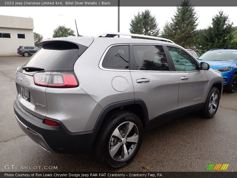 Billet Silver Metallic / Black 2020 Jeep Cherokee Limited 4x4