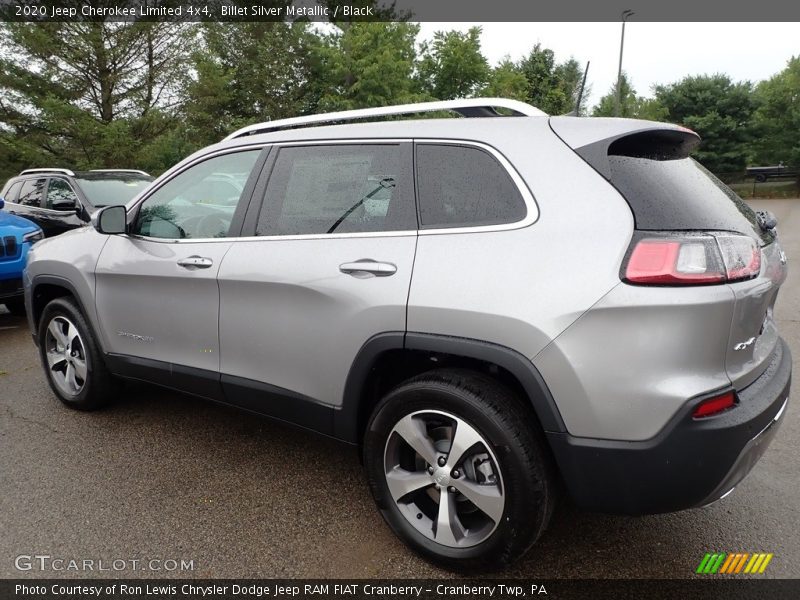 Billet Silver Metallic / Black 2020 Jeep Cherokee Limited 4x4