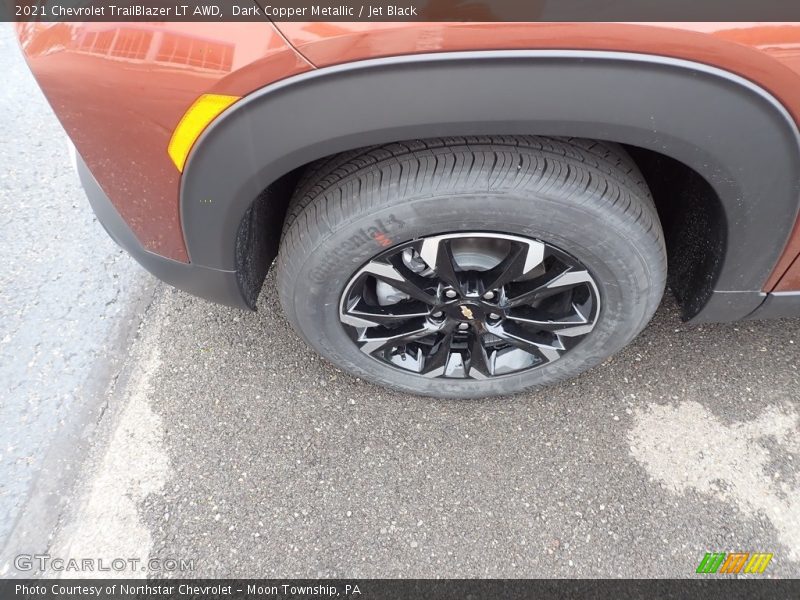 Dark Copper Metallic / Jet Black 2021 Chevrolet TrailBlazer LT AWD