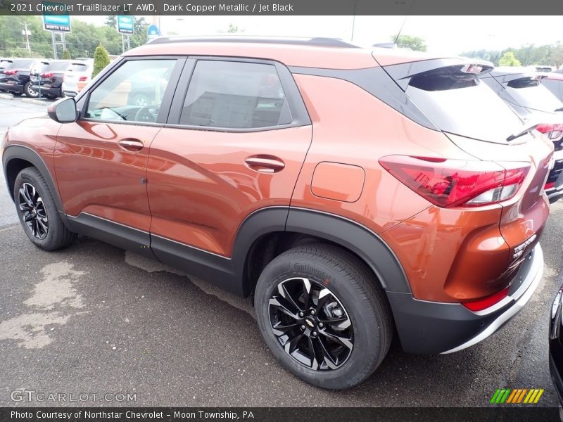 Dark Copper Metallic / Jet Black 2021 Chevrolet TrailBlazer LT AWD