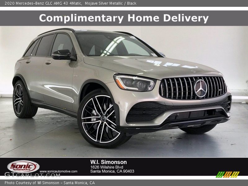 Mojave Silver Metallic / Black 2020 Mercedes-Benz GLC AMG 43 4Matic