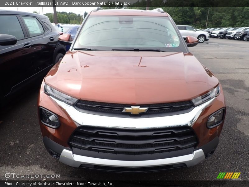 Dark Copper Metallic / Jet Black 2021 Chevrolet TrailBlazer LT AWD
