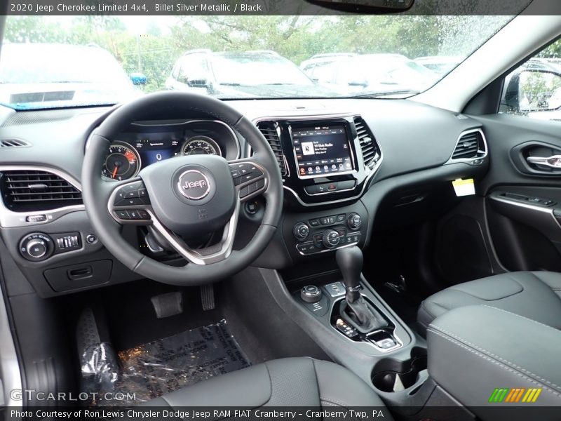  2020 Cherokee Limited 4x4 Black Interior