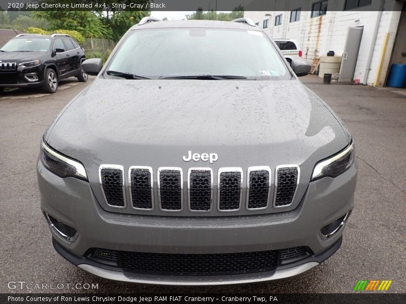 Sting-Gray / Black 2020 Jeep Cherokee Limited 4x4