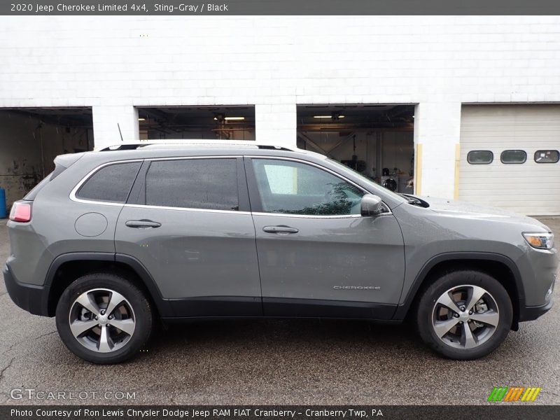 Sting-Gray / Black 2020 Jeep Cherokee Limited 4x4