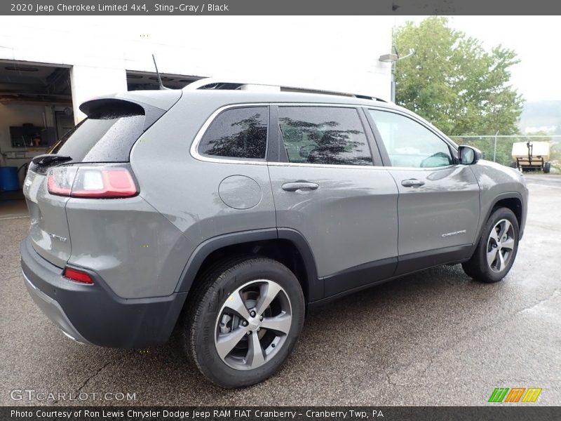 Sting-Gray / Black 2020 Jeep Cherokee Limited 4x4