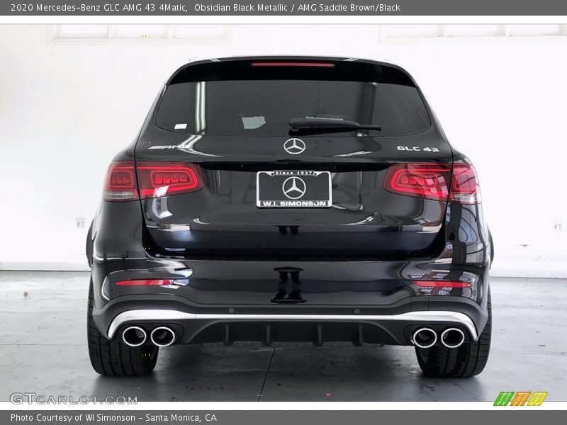 Obsidian Black Metallic / AMG Saddle Brown/Black 2020 Mercedes-Benz GLC AMG 43 4Matic