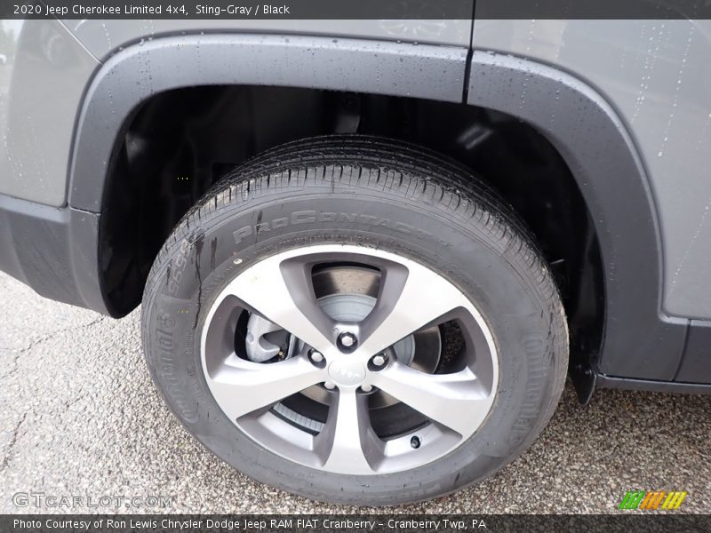 Sting-Gray / Black 2020 Jeep Cherokee Limited 4x4