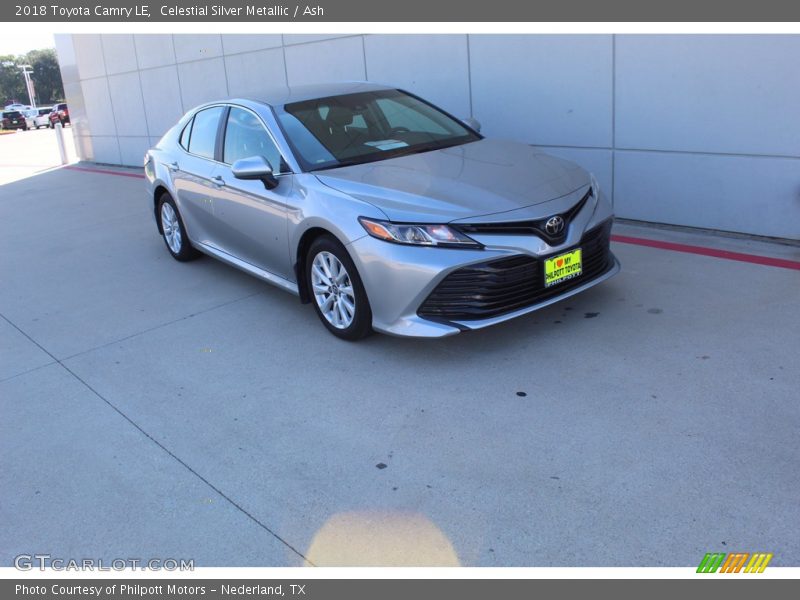 Celestial Silver Metallic / Ash 2018 Toyota Camry LE
