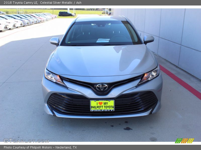 Celestial Silver Metallic / Ash 2018 Toyota Camry LE