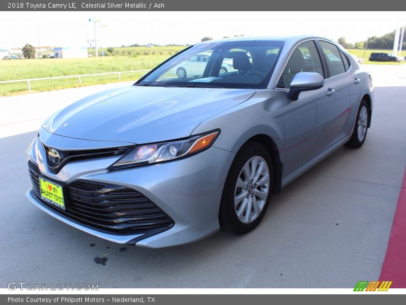 Celestial Silver Metallic / Ash 2018 Toyota Camry LE