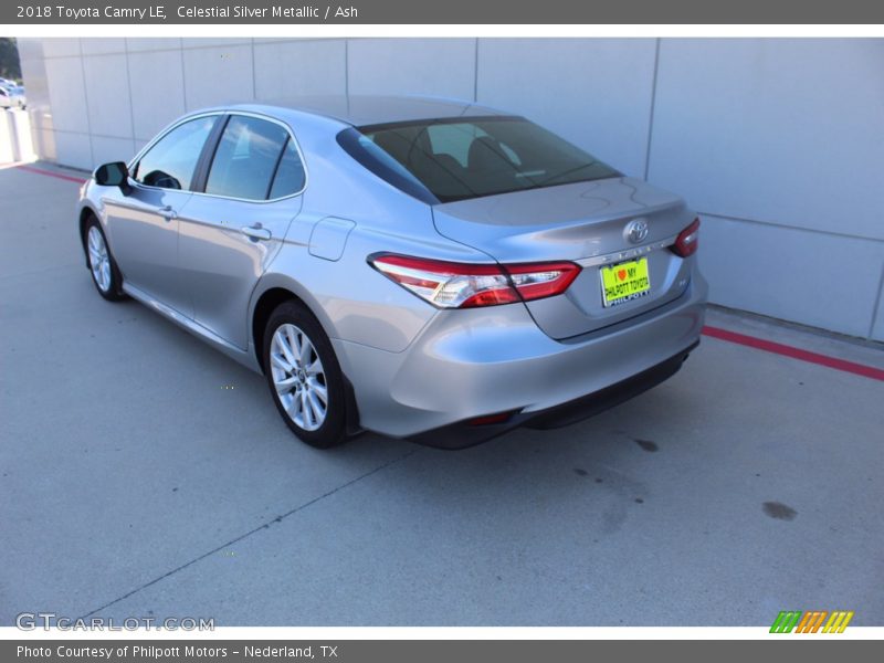 Celestial Silver Metallic / Ash 2018 Toyota Camry LE