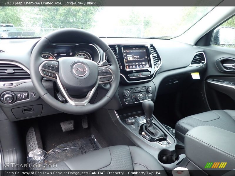 Sting-Gray / Black 2020 Jeep Cherokee Limited 4x4