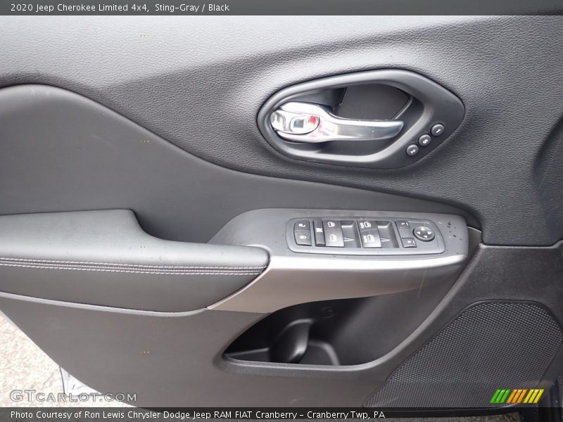 Sting-Gray / Black 2020 Jeep Cherokee Limited 4x4