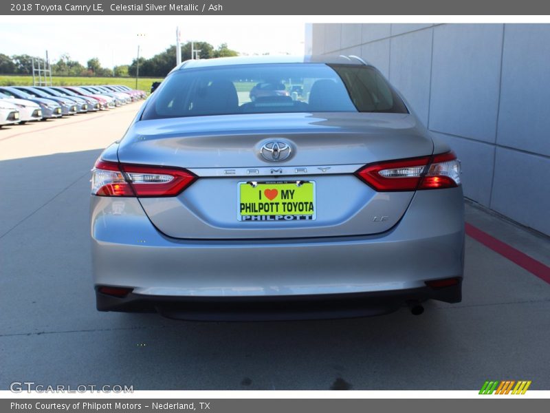Celestial Silver Metallic / Ash 2018 Toyota Camry LE