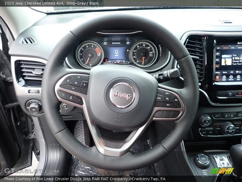 Sting-Gray / Black 2020 Jeep Cherokee Limited 4x4