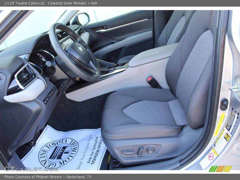 Celestial Silver Metallic / Ash 2018 Toyota Camry LE