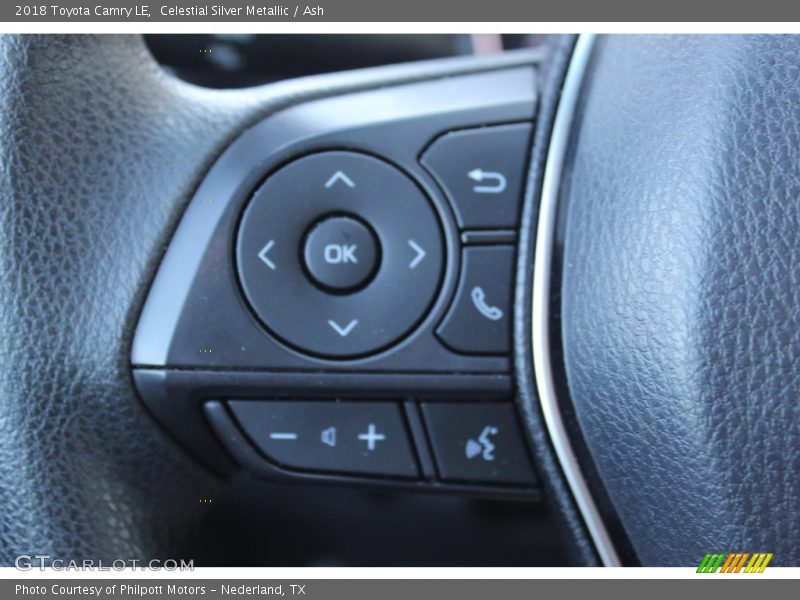 Celestial Silver Metallic / Ash 2018 Toyota Camry LE