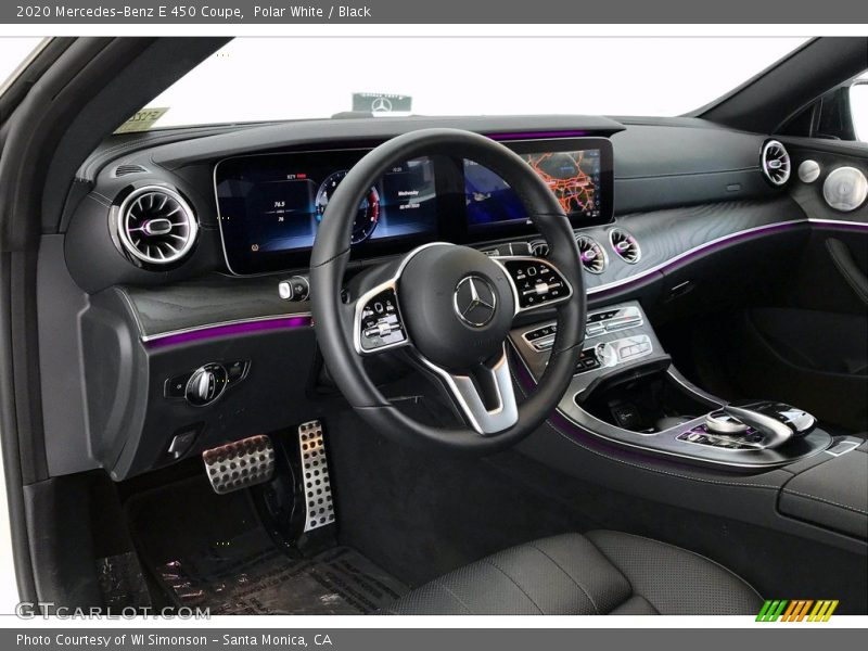 Polar White / Black 2020 Mercedes-Benz E 450 Coupe