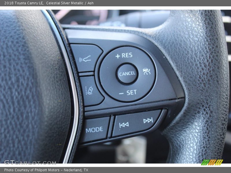 Celestial Silver Metallic / Ash 2018 Toyota Camry LE