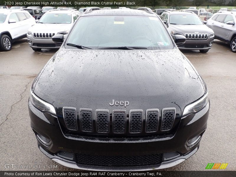 Diamond Black Crystal Pearl / Black 2020 Jeep Cherokee High Altitude 4x4