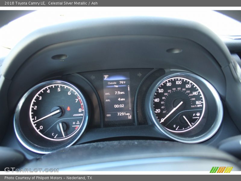 Celestial Silver Metallic / Ash 2018 Toyota Camry LE