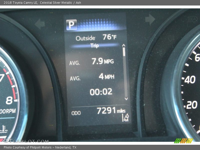 Celestial Silver Metallic / Ash 2018 Toyota Camry LE