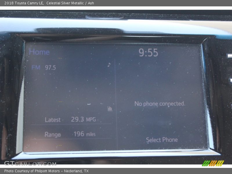 Celestial Silver Metallic / Ash 2018 Toyota Camry LE