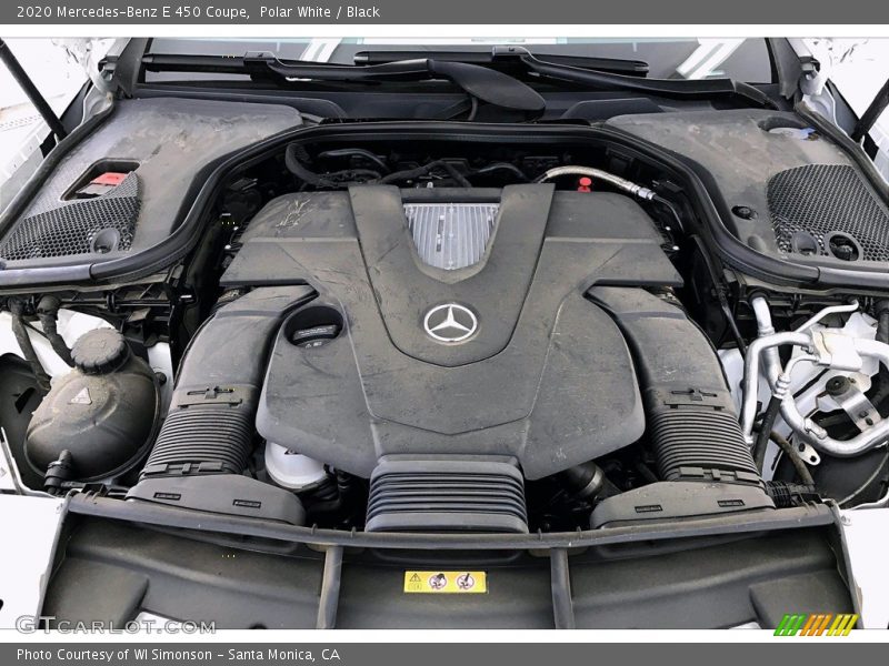 Polar White / Black 2020 Mercedes-Benz E 450 Coupe