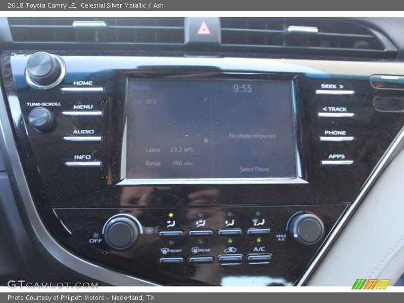 Celestial Silver Metallic / Ash 2018 Toyota Camry LE