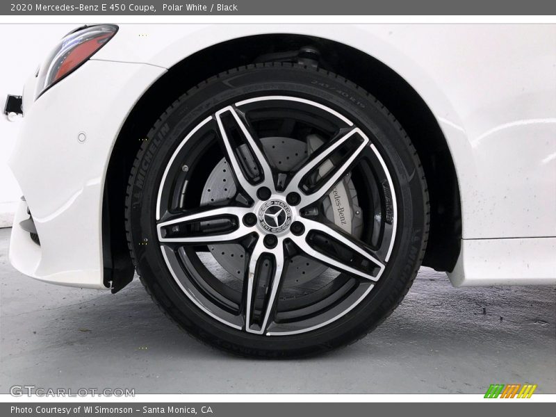 Polar White / Black 2020 Mercedes-Benz E 450 Coupe