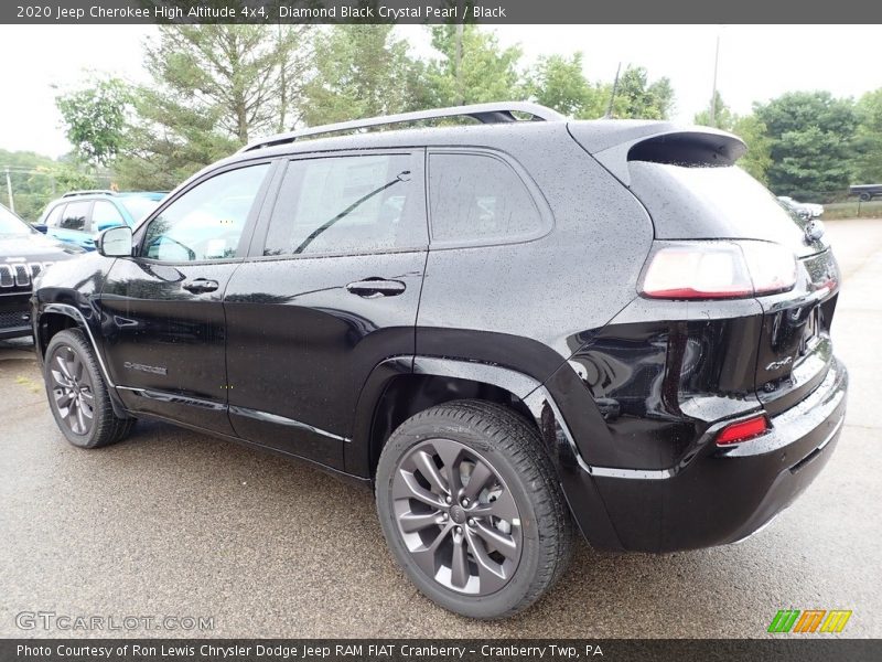 Diamond Black Crystal Pearl / Black 2020 Jeep Cherokee High Altitude 4x4