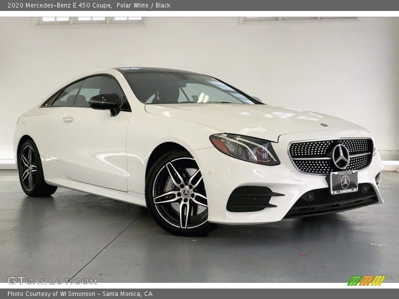 Polar White / Black 2020 Mercedes-Benz E 450 Coupe