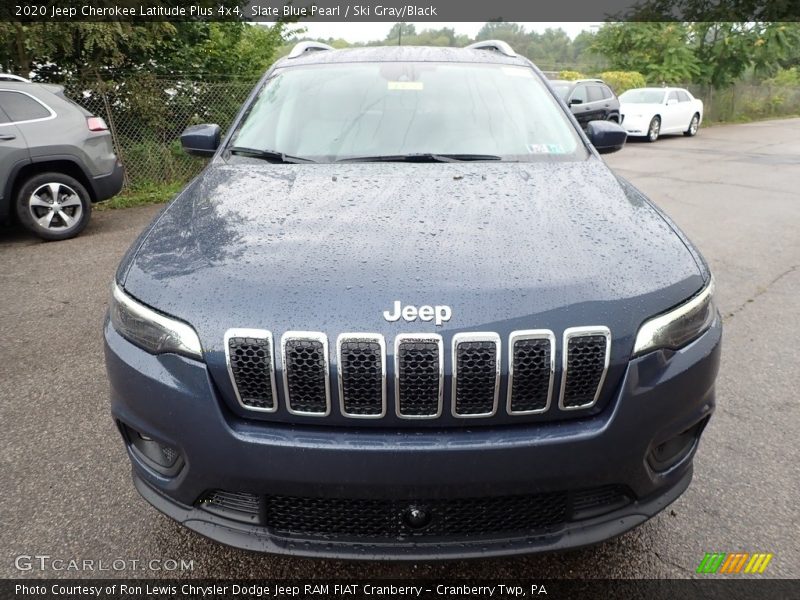 Slate Blue Pearl / Ski Gray/Black 2020 Jeep Cherokee Latitude Plus 4x4