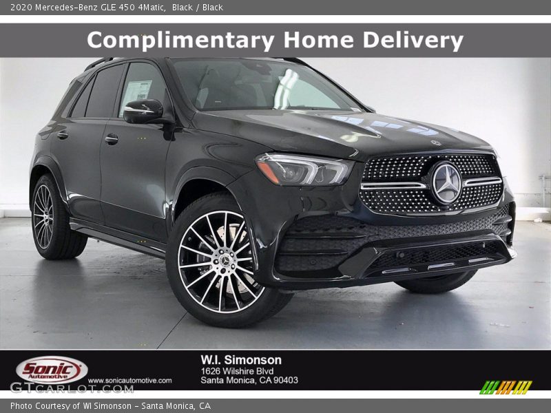 Black / Black 2020 Mercedes-Benz GLE 450 4Matic