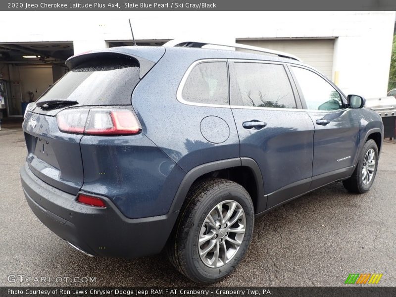 Slate Blue Pearl / Ski Gray/Black 2020 Jeep Cherokee Latitude Plus 4x4