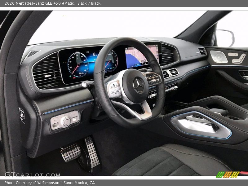 Dashboard of 2020 GLE 450 4Matic