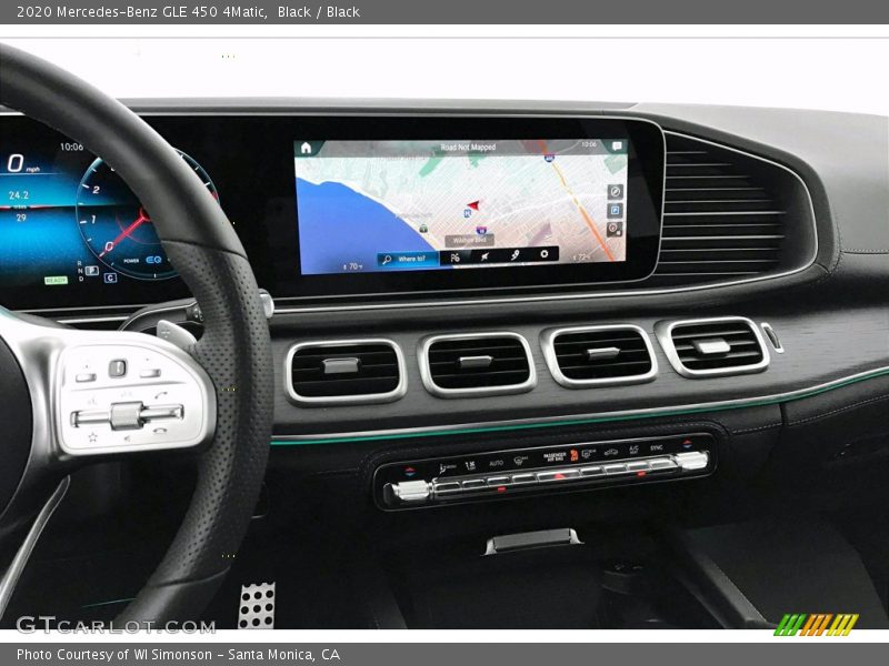 Dashboard of 2020 GLE 450 4Matic