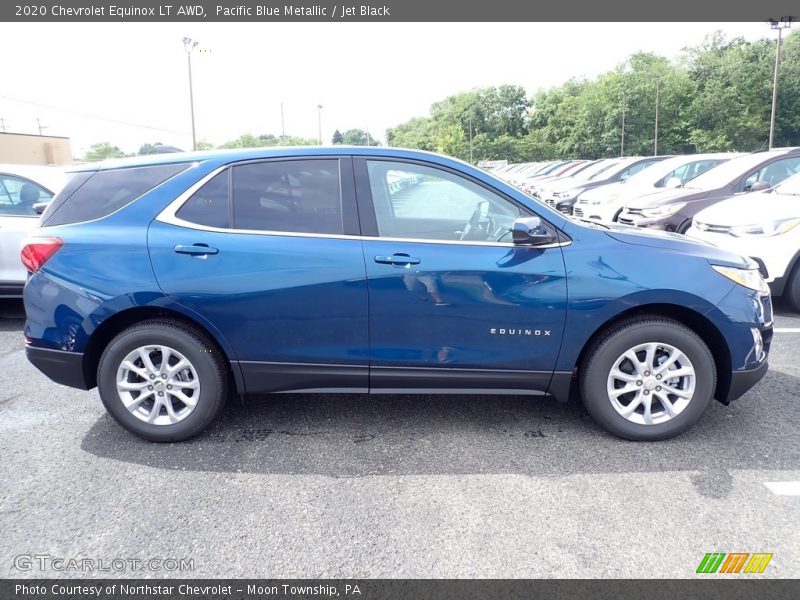 Pacific Blue Metallic / Jet Black 2020 Chevrolet Equinox LT AWD